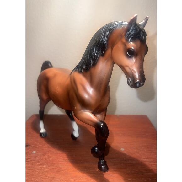 Vintage Breyer Traditional Brown Family Arabian Stallion Horse #13 - Picture 2 of 10